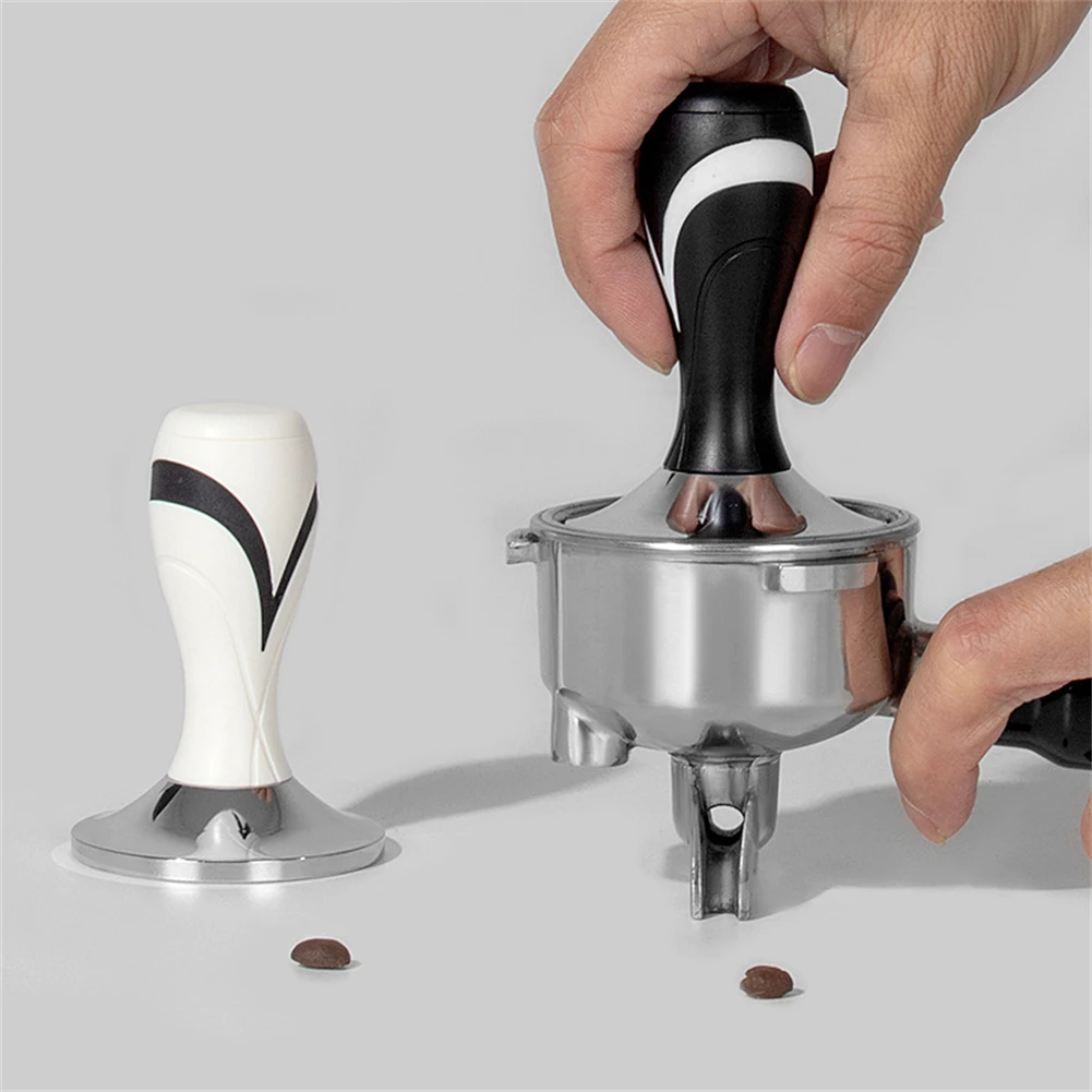 

51mm 53mm 58mm ABS Coffee Tamper Espresso Press Flat Metal Base For Barista Tools Coffee Machine Handle Coffee Powder Press