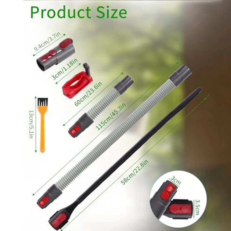 Ersatz schlauch anschluss für Dyson v15, v11, v10, v8, v7 Staubsauger mit flexiblem Anschluss düsen verlängerung schlauch