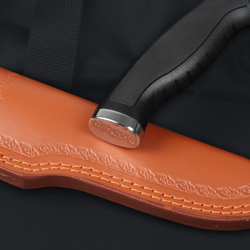 أداة جديدة ذات شفرات ثابتة لعام 2025: مقبض معزز من الألياف الزجاجية + مقبض فولاذي للتخييم في الهواء الطلق أداة إنقاذ تكتيكية