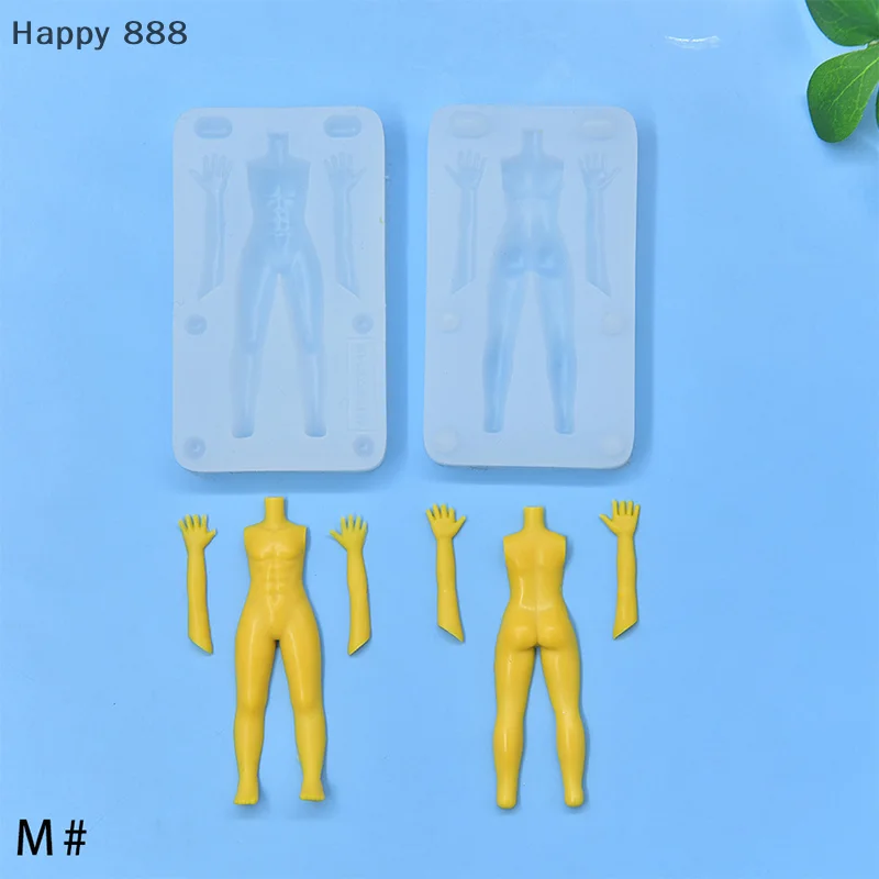 قالب سيليكون لجذع الدمية للرجال من طين البوليمر - مثالي لنحت الأعمال اليدوية في الفوندان والراتنج والطين #5