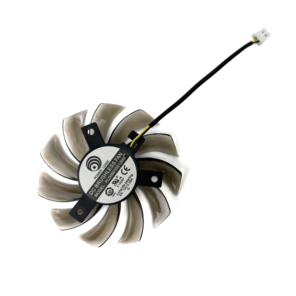 Cooling Fan 75MM 2PIN PLD08010S12HH GT 630 GPU fan For EVGA GT620 GT630 Graphics Fan