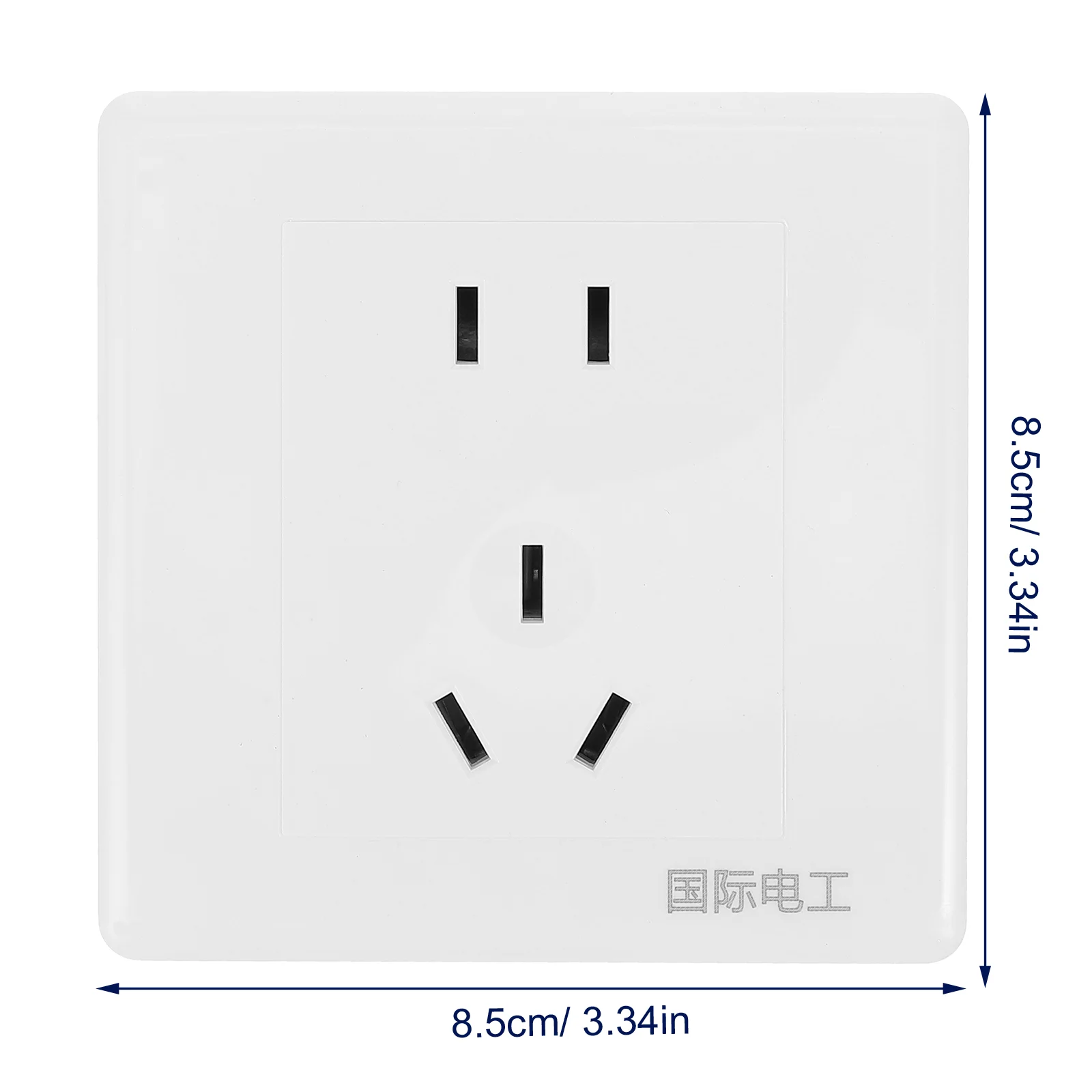 Wall Fixed Outlet Household Plug Detachable Home Accessory Supply Mount Power White Professional Office Insert Socket