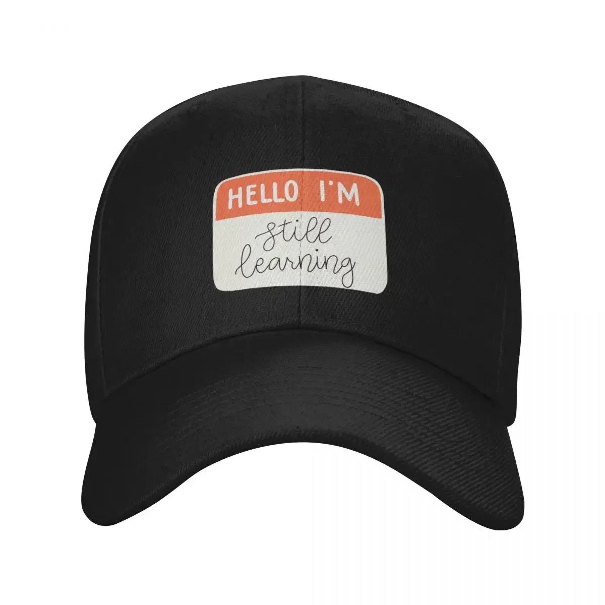 Hello I’m...Still Learning - The Peach Fuzz Baseball Cap Wild Ball Hat Dropshipping Bobble Hat For Girls Men's