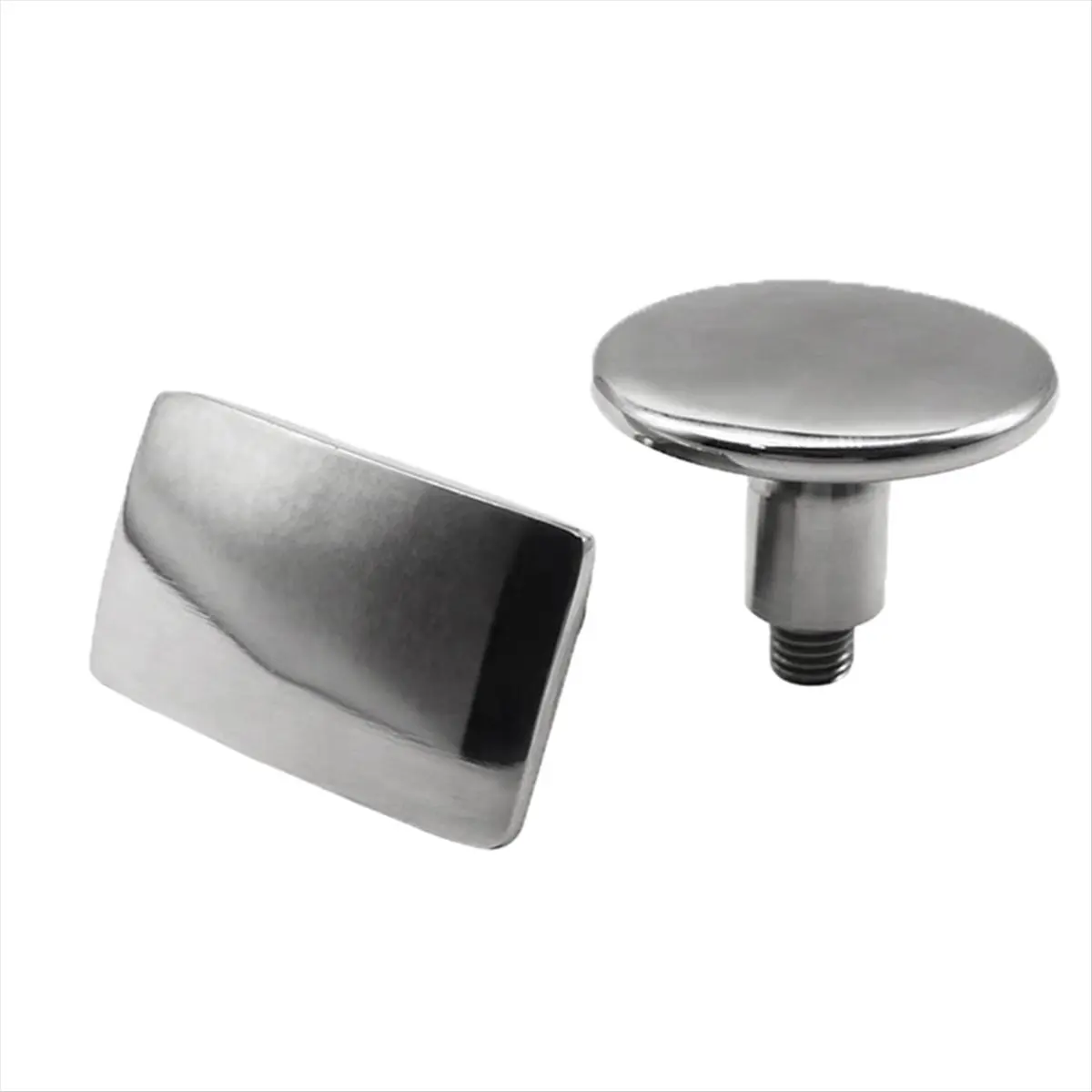 #65D Car Dent Repair Tool Multi-Head Leveling Hammer Head Circular,leveling hammer replace head,(Stainless steel)