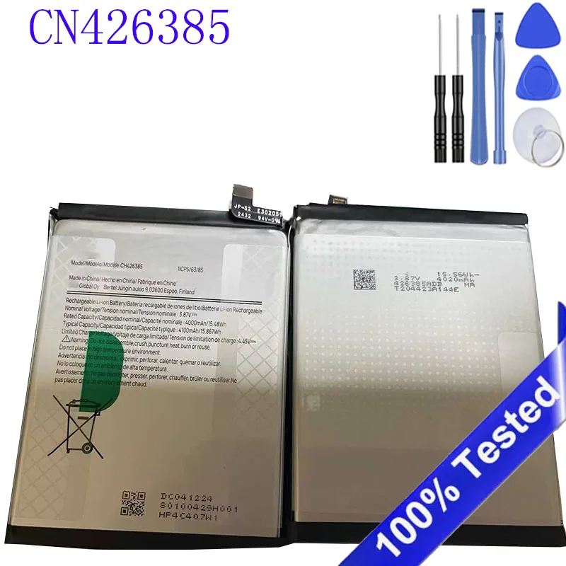 4100mAh New CN426385 Battery For HMD CN426385 Bateria with Tools