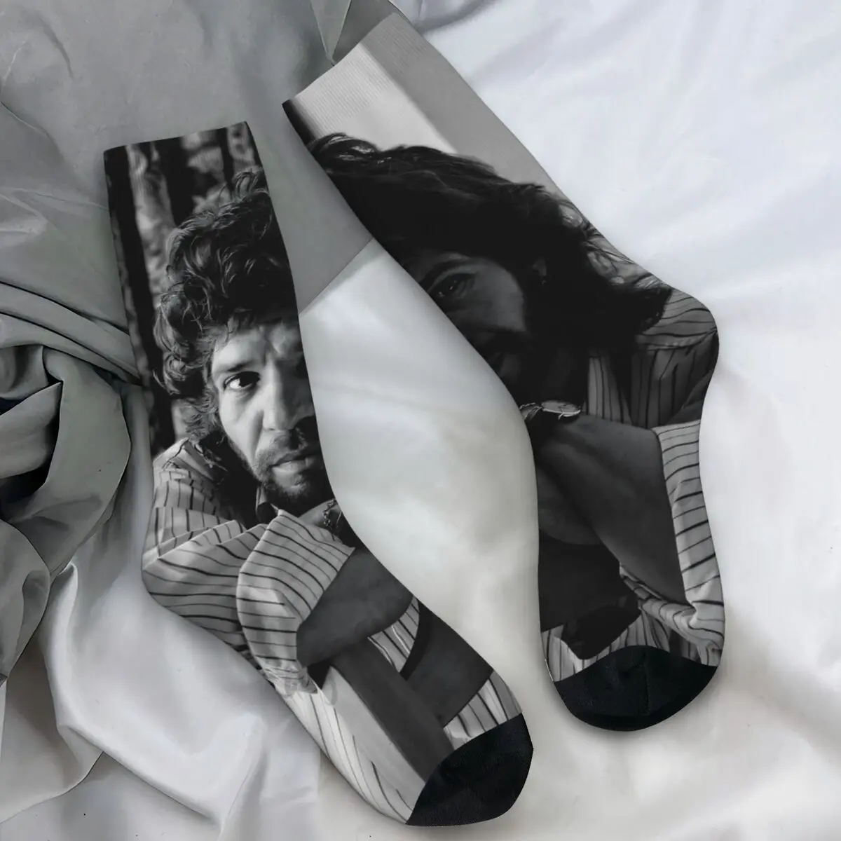 

Camarons De La Isla носки для певца фламенко, модные чулки, мужские дышащие носки для бега, осенние противоскользящие носки с графическим рисунком