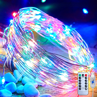 2M–30M USB LED String Lights – Copper/Silver Wire Waterproof Fairy Garland Lights for Christmas Wedding Party Decoration