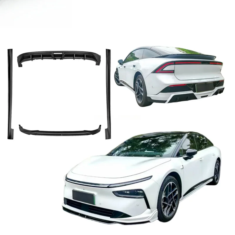 Hot Selling 2022 2023 2024 Bumper Lips Bodykit Front Rear Lip Side Skirts Diffuser Body Kit P7 Easy Installation Aerodynamic Upg