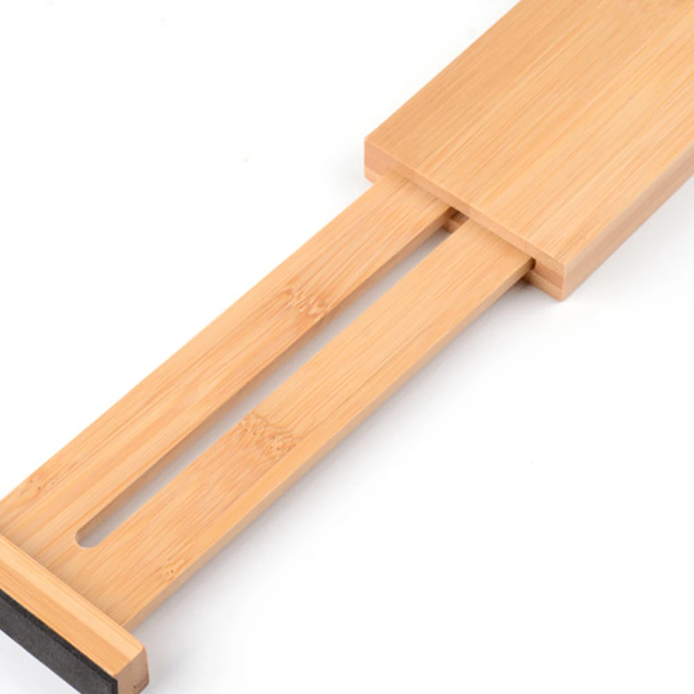 

Bamboo Drawer Organizer Divider Storage Partition Plate DIY Adjustable Container For Socks Underwear Accessories Organization
