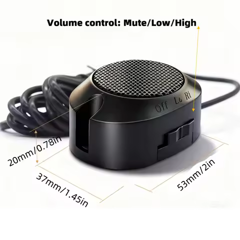 2Pin Active Audio Parking Sensors Speakers Alarm Horns Vehicle 8Ω 0.5W Accessories Buzzer Alert for Car Radar Parking Sensors