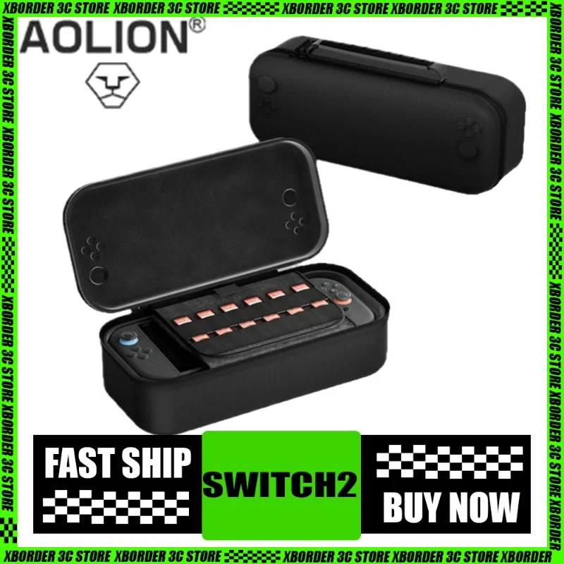 

Switch2 Portable EVA Portable Protective Bag Heat Dissipation Anti-fall Storage Box Game Machine Integrated Handle Accessories
