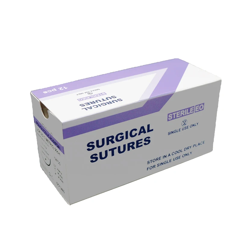 100 910 Surgical Suture Thread Medical Disposable Absorbable Polyglactin PGA Veterinary Sutures