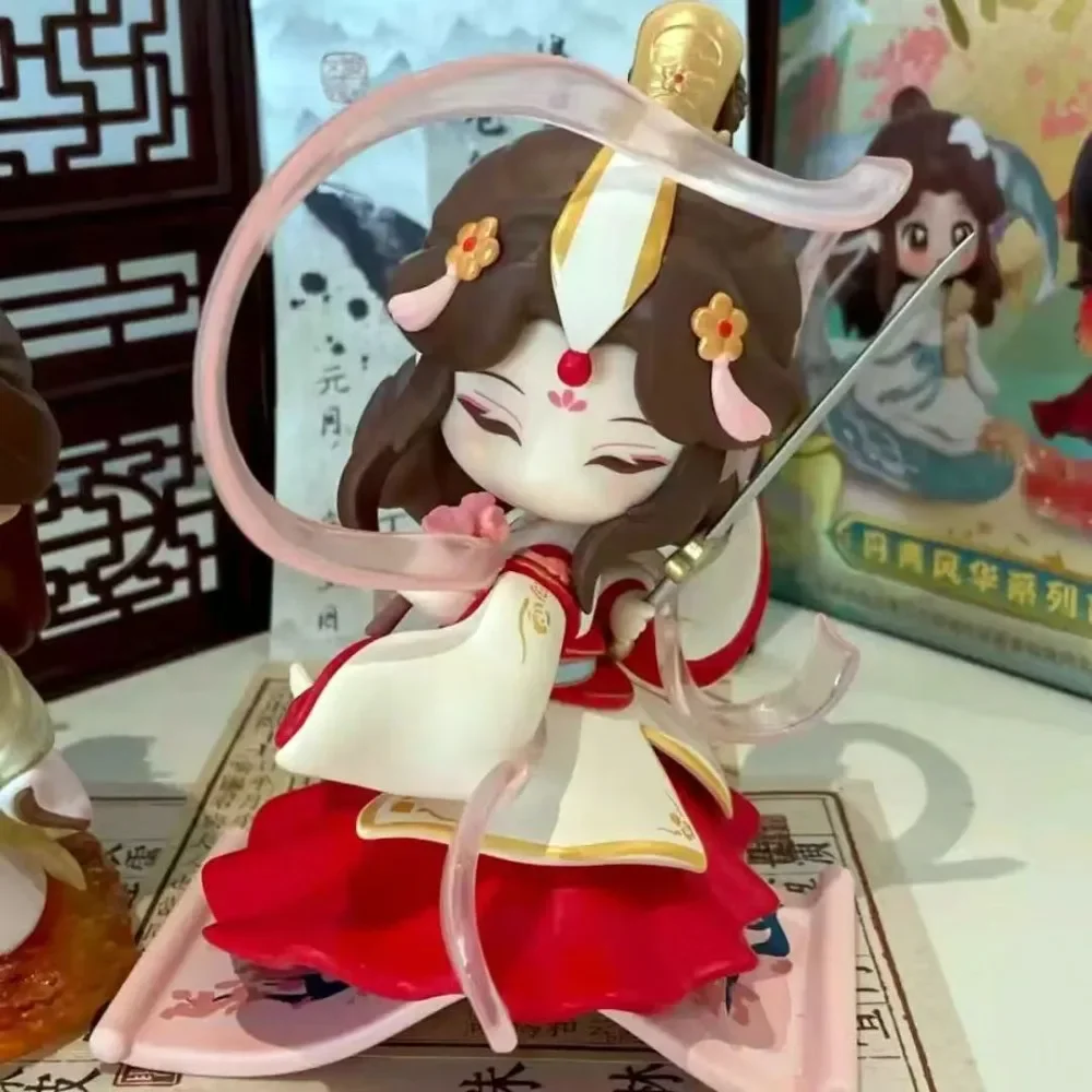 本物の天官慈福グリーン＆エレガントシリーズブラインドボックスドールミステリーボックスアニメフィギュアルームデコレーションコレクションキッズギフト