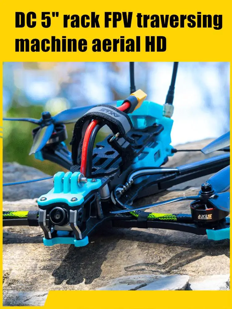 

DC 5 Inch Rack FPV Traversing Machine Aerial Photography HD Digital Transmission Adapted To O3 Sky End Set Of Aircraft Model Toy