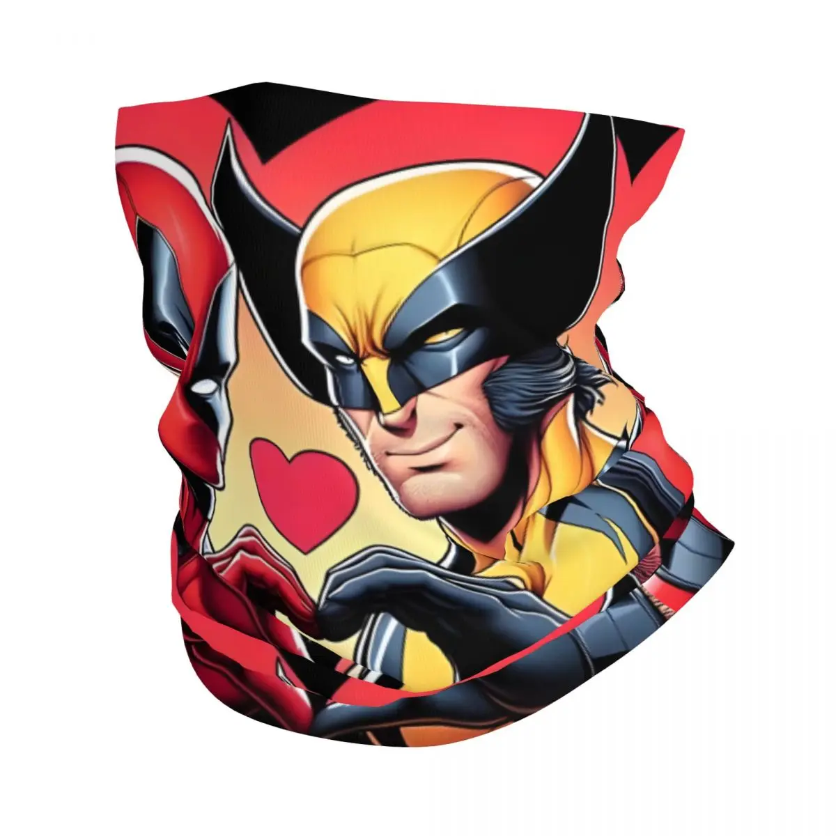 Deaddpool Neck Cover Printed Motor Motocross Disney Marvel Deadpool & Wolverine Film Face Scarf Multi-use Cycling Riding