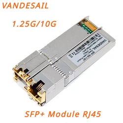 Porta ethernet do gigabit de VANDESAIL, SFP mais o módulo, interruptor 10G, conector Gbic, cobre de SFP