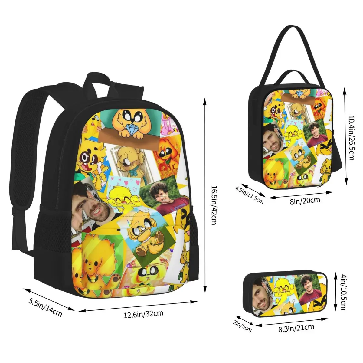 Mochilas familiares Compas, mochila para niños y niñas, mochilas escolares para niños, mochila para niños, bolsa para el almuerzo, bolsa para bolígrafos, conjunto de tres piezas