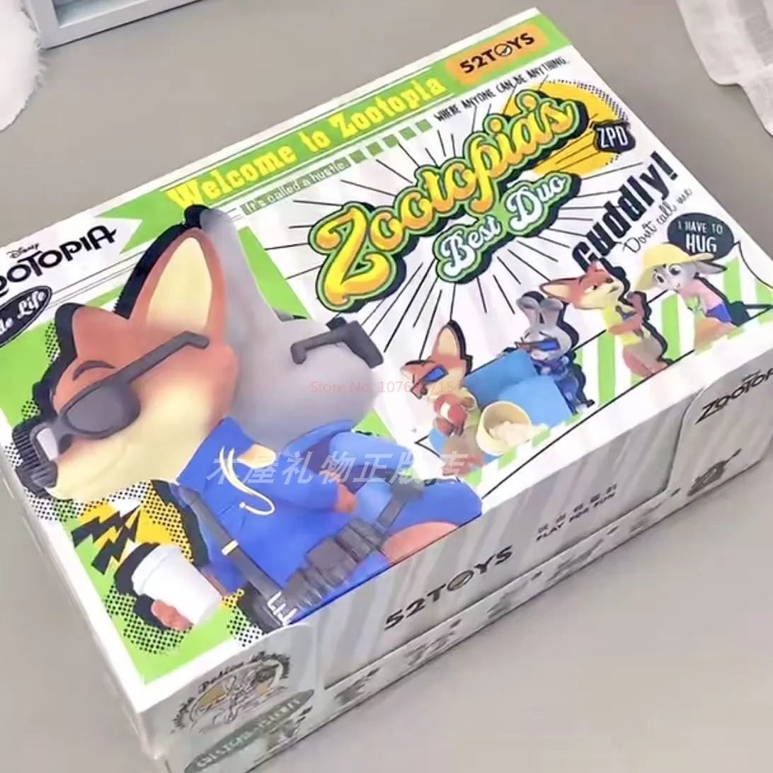 Echte 52toys Zootopia Beste Partner Serie Blind Box Anime Figuren Nette Puppen Trendy Spielzeug Dekorative Figuren Geschenke