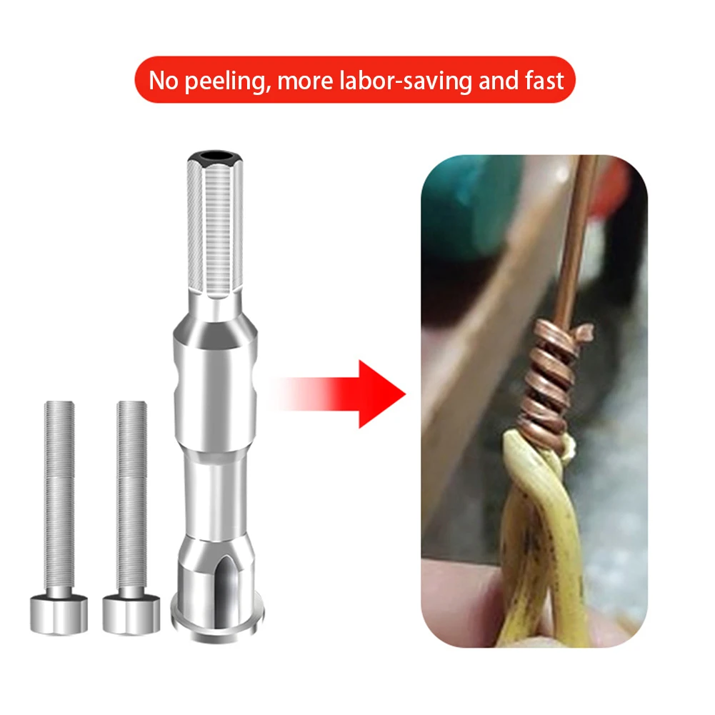 Automatic Wire Stripper Twisted Wire Tool Cable Peeling Twisting Connector Electrician Artifact Connector Hand Tools Multi-tool