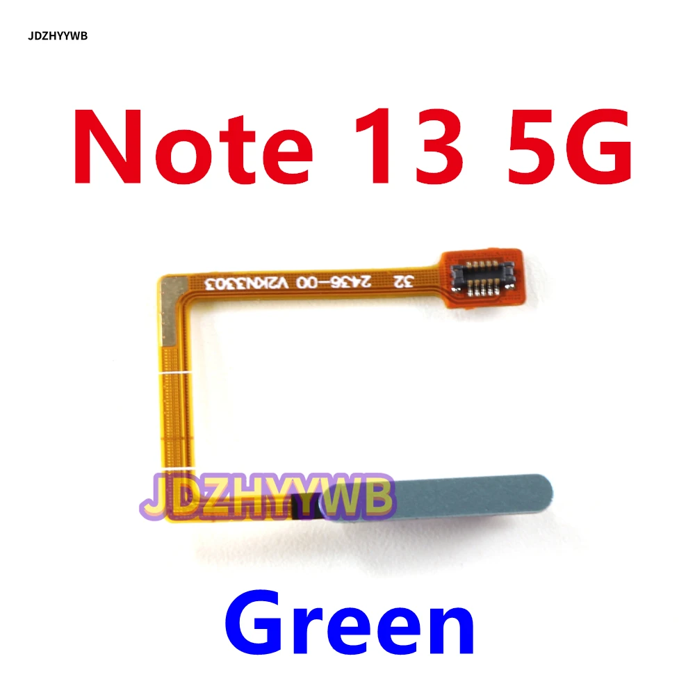 For Xiaomi Redmi Note 13 5G Home Button Fingerprint Menu Return Key Sensor Flex Cable Note13