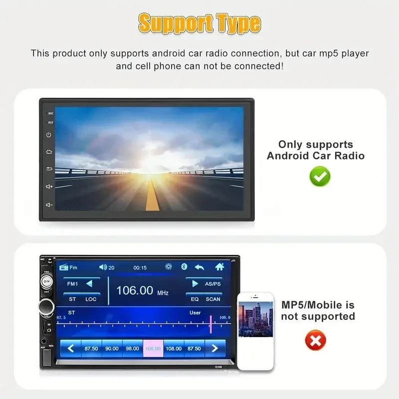 Car Android Navigator USB HD Driving Recorder Media Comes with ADAS Driving Assistance Function Car image 4