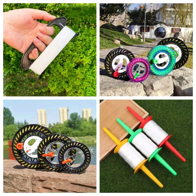 รอกว่าวมืออาชีพ ล้อว่าว ABS ของเล่นสนุกกลางแจ้ง เชือกว่าว สายว่าว สำหรับผู้ใหญ่และเด็ก ของเล่นกีฬา