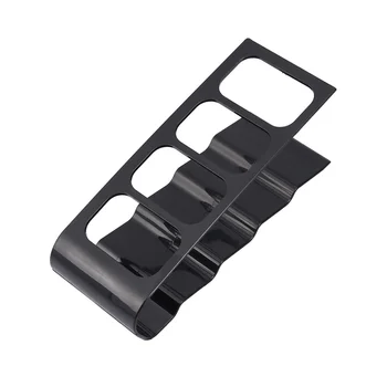 Organizador remoto 4 /DVD/VCR, soporte para estante de almacenamiento, soporte para teléfono móvil (negro), soporte organizador remoto