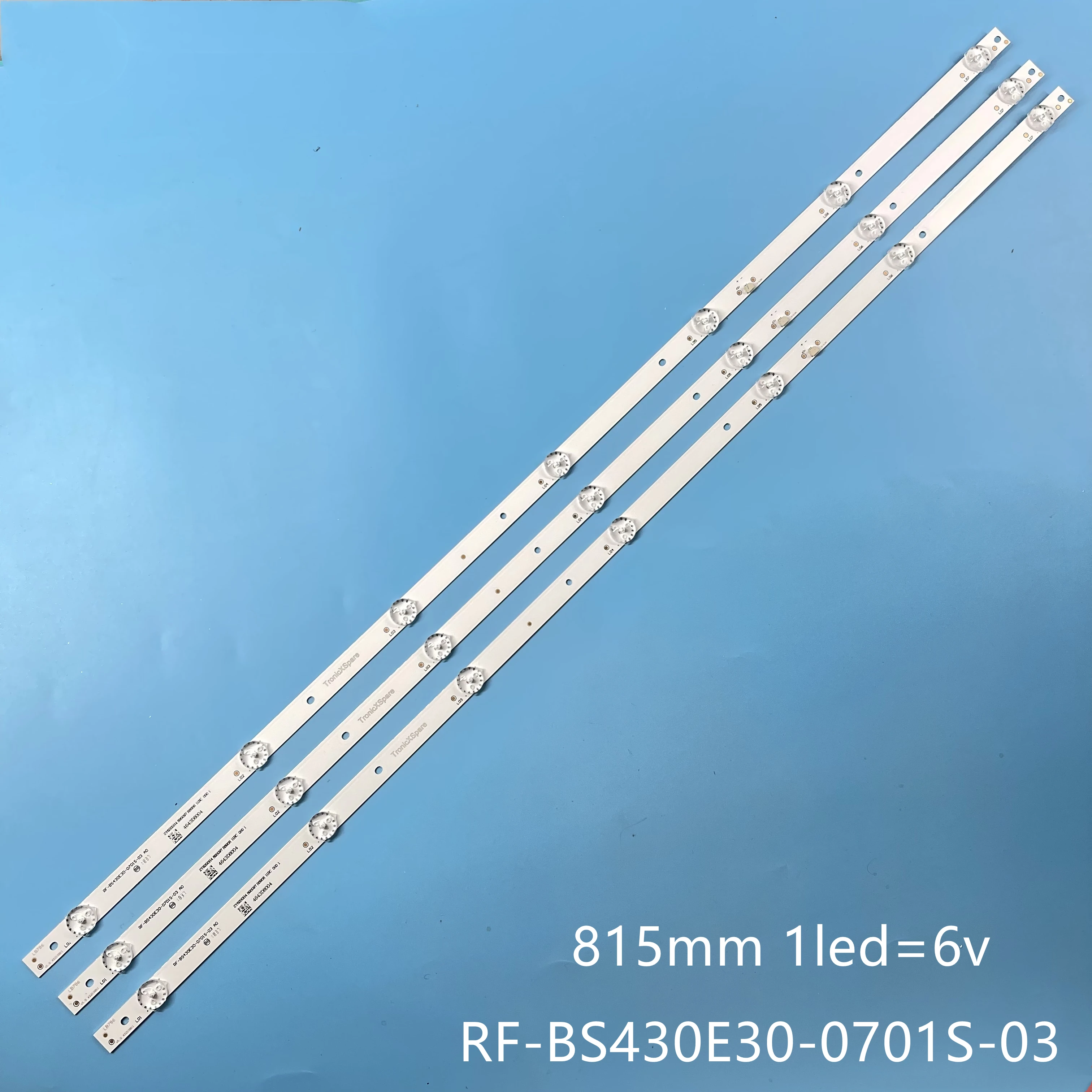 LED Backlight Strip for Hyindai 43'' H-LED43ES5004 REB-LE43DS5500 RF-BS430E30-0701S-03 BTV-43SB1002 43F720TS 43M6000 43E20S