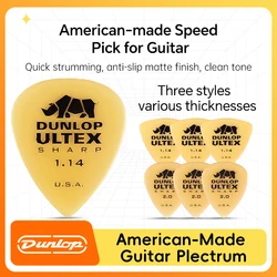 Dunlop ULTEX Standard Picks 421 Sample single& (6 pcs) Pack Medium Heavy Thickness for Acoustic, Electric Guitar Bass Certified