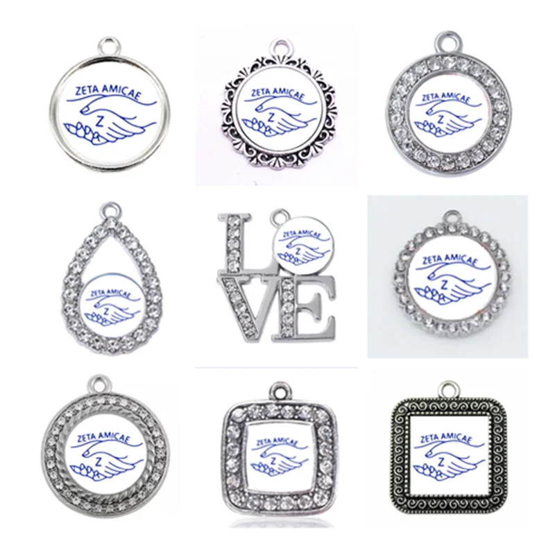 18 Stil 10 teile/los ZETA AMICAE Baumeln Charms Anhänger Für DIY Armband & Halskette & Ohrring Schmuck Machen Zubehör