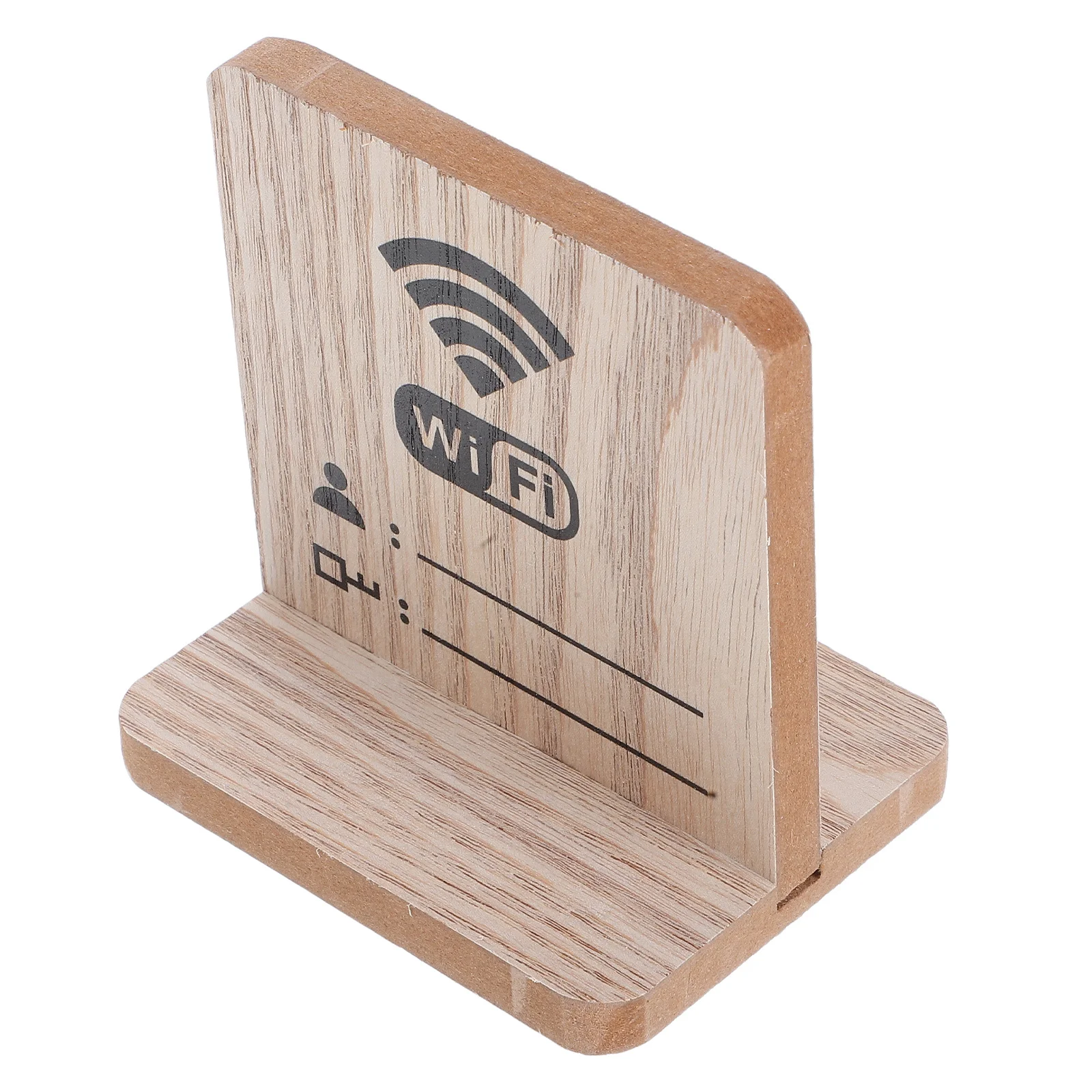 

Elegant WiFi Password Display Sign Wooden Build Quality Home Business Decor Network for Guests Convenience