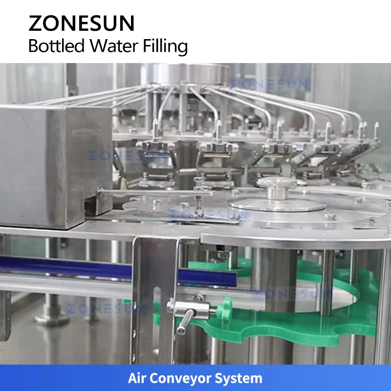 ZONESUN ZS-DWFC12 Máquina automática de enchimento e tampagem de água mineral Linha de engarrafamento monobloco