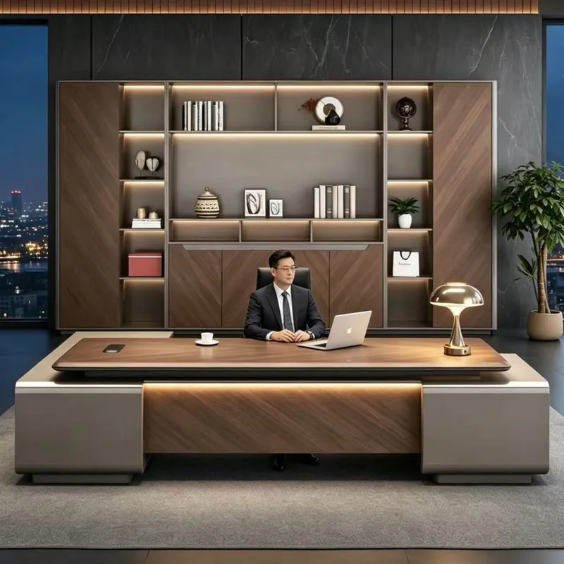 CEO Desk,Boss Table,Saint Lee , Executive , High-End Design, Suitable For Managers Executives, Chairman'S Office, Desk And Chair