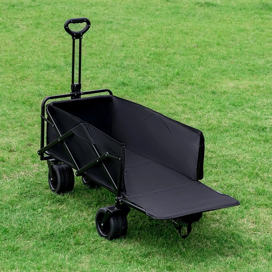 Extra Long Extender Outdoor Wagon Cart Large Capacity Utility Folding Cart Camping Picnic Trolley Beach Collapse Folding Cart image 5
