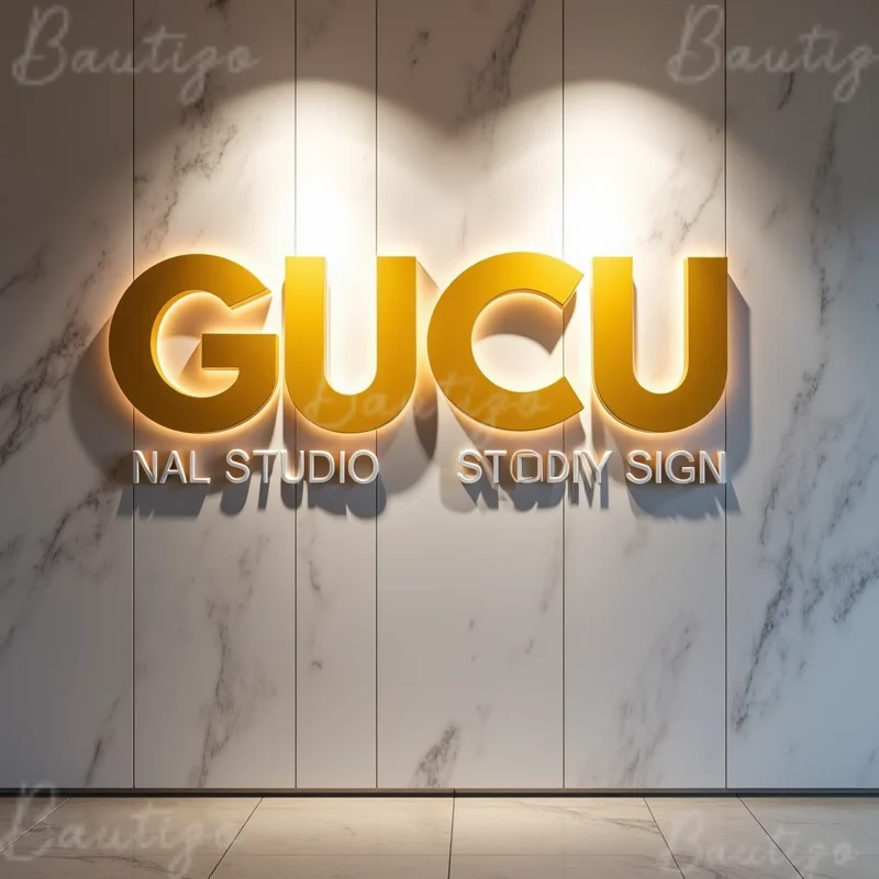 Custom 3D LED Light Up Sign Metal Letters For Business Storefront Outdoor Waterproof Illuminated Backlit Advertising Signage