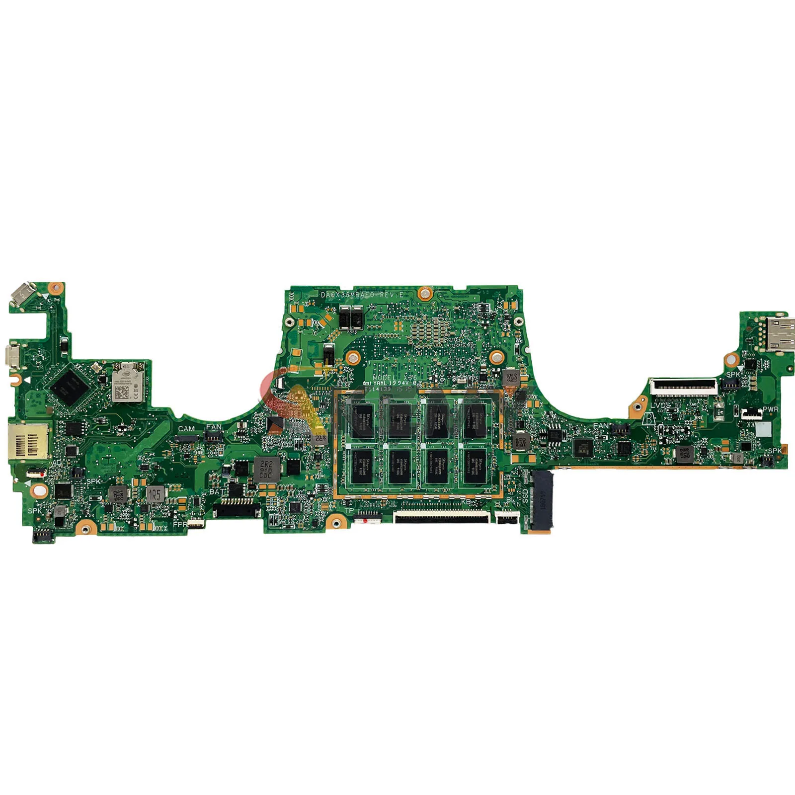 DA0X36MBAE0 Laptop Motherboard For HP Spectre X360 13-AP With i5 i7 8th Gen CPU 8GB 16GB RAM L37640-001 L37638-601