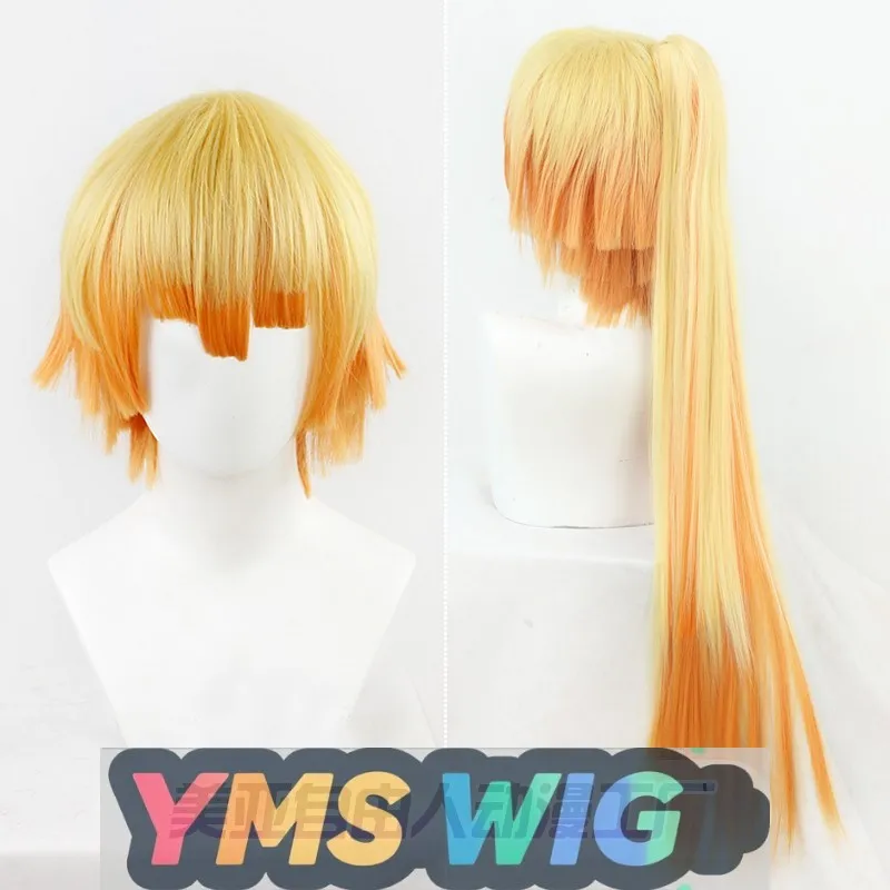 

[YMS WIG] Adult My Wife Shanyi Cos Wig Ghost Extermination Blade Cosplay Fake Hair With Tiger Mouth Clip