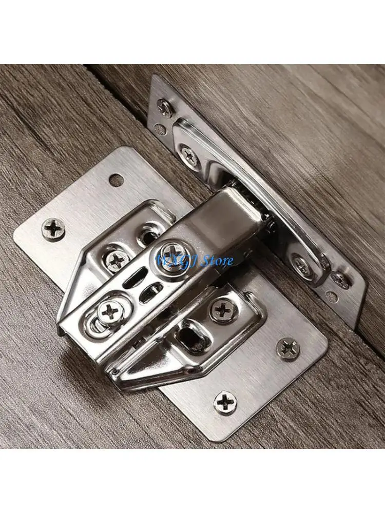 

37JE Cabinet Door Hinge Repair Plate with Installation Tool for Kitchen Motorhome Use