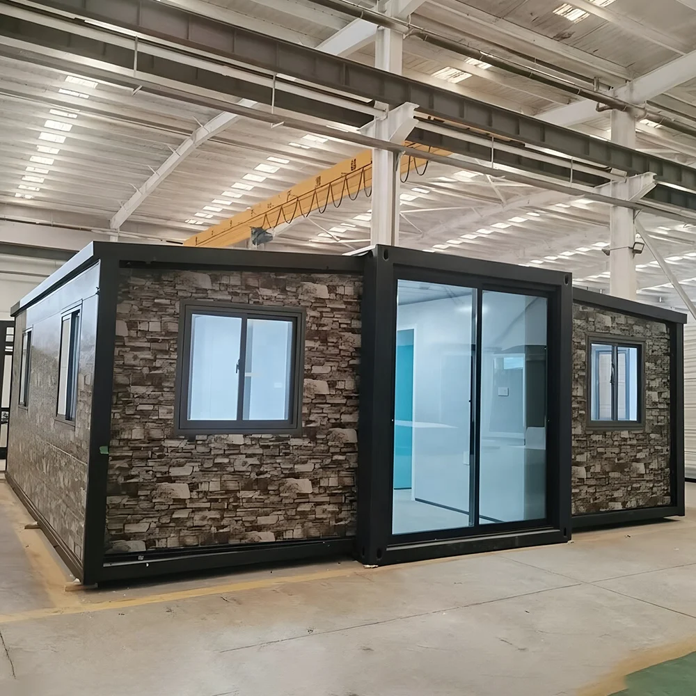 Luxury Easy Install Moisture Proof 20ft 40ft Breathable Modern Expandable Mobile Modular Home 40 ft Container Home