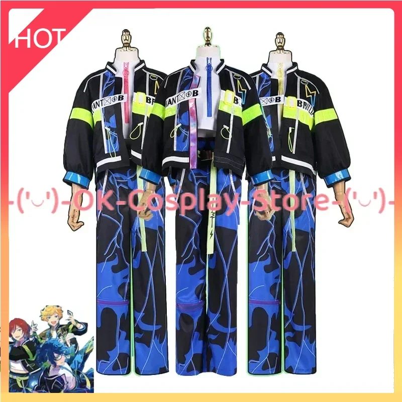 Game Ensemble Stars Switch Brilliant Smile Tsumugi Aoba Sakasaki Natsume Harukawa Sora Cosplay Costume Party Suit Custom Made