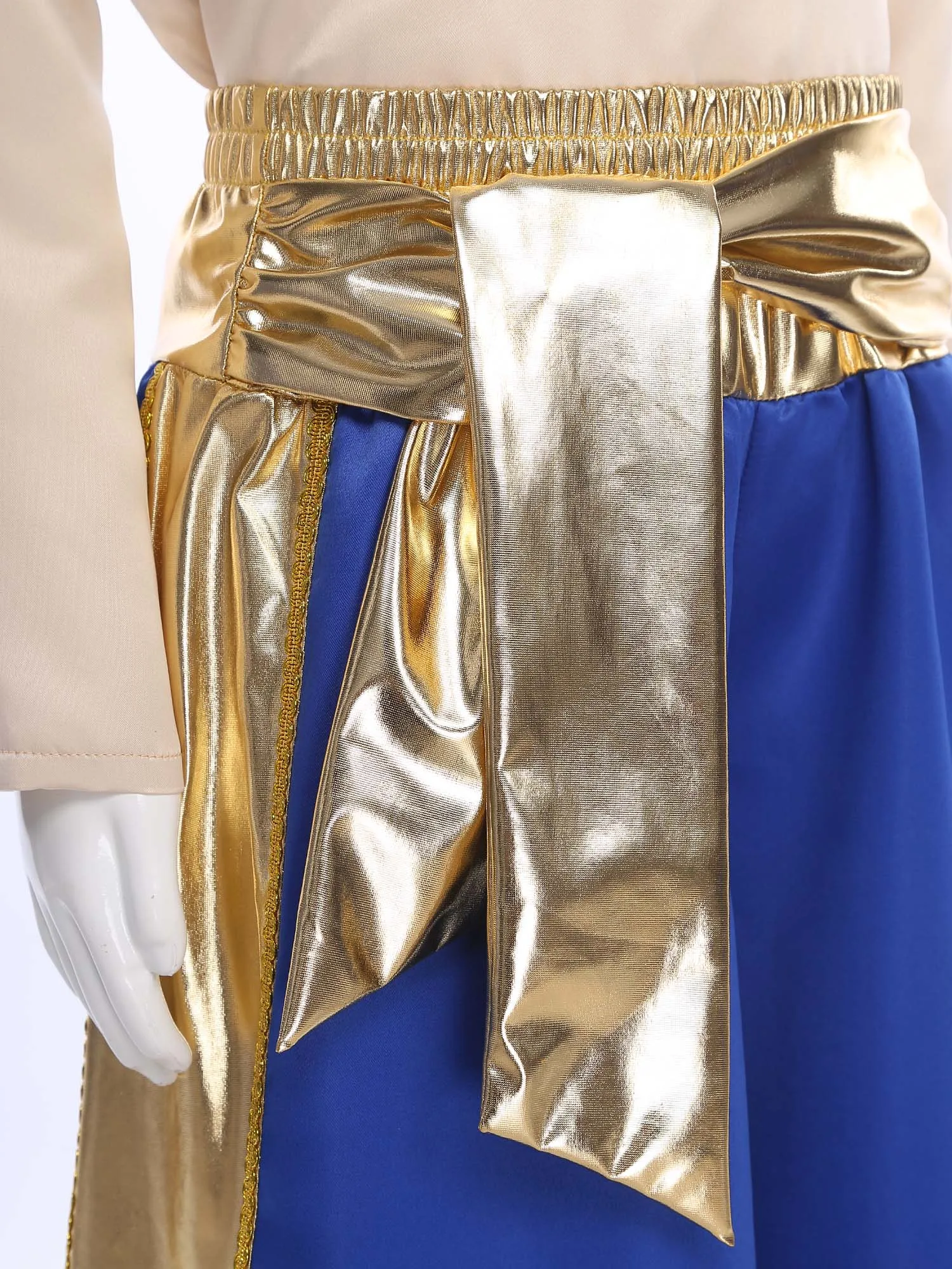 Jongens Lamp Elf Cosplay Kostuum Arabische Prins Rollenspel Fancy Dress Up Vest Harembroek Pak voor Halloween Carnaval