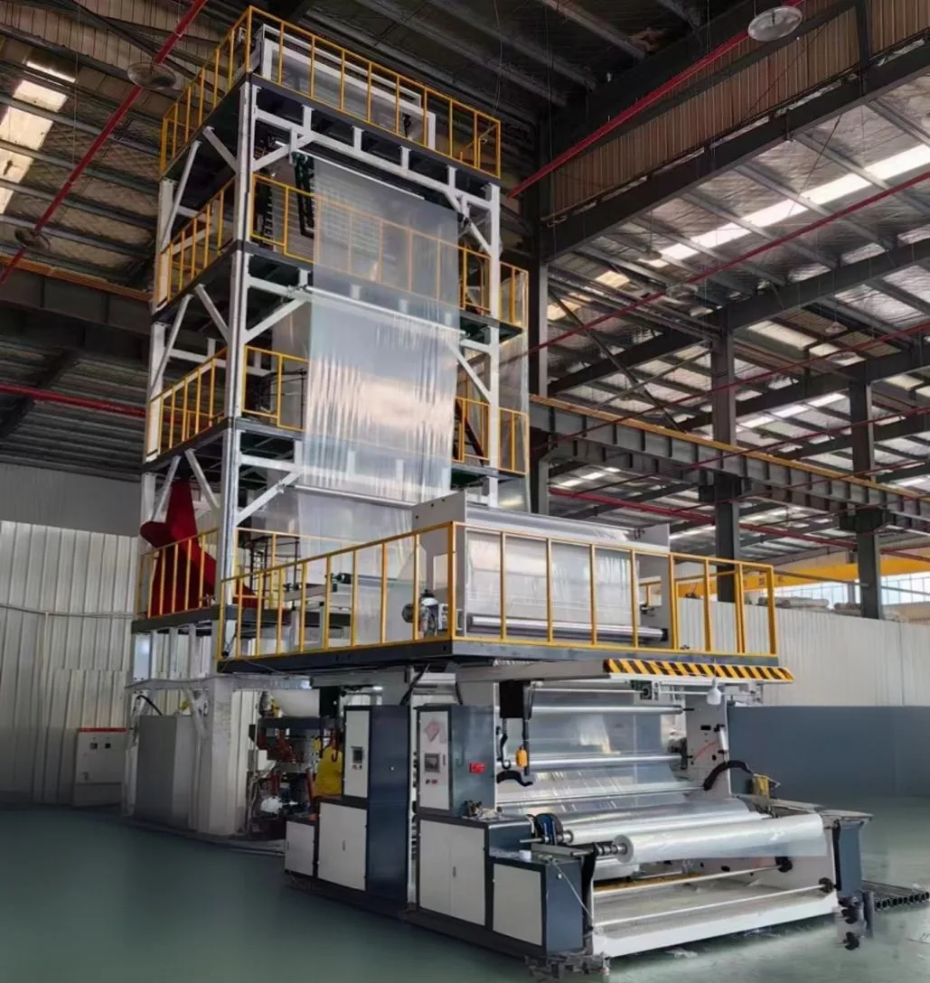 OEM LLDPE LDPE LLDPE 1000 Agricultural Plastic Film Blowing Machine Polystar Blown Film Machine