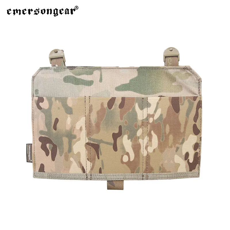 Emersongear Rubber Style Triple M4 Mag Pouch Panel M4 Magazine Pouch For APC Vest Multicam Nylon EM6408