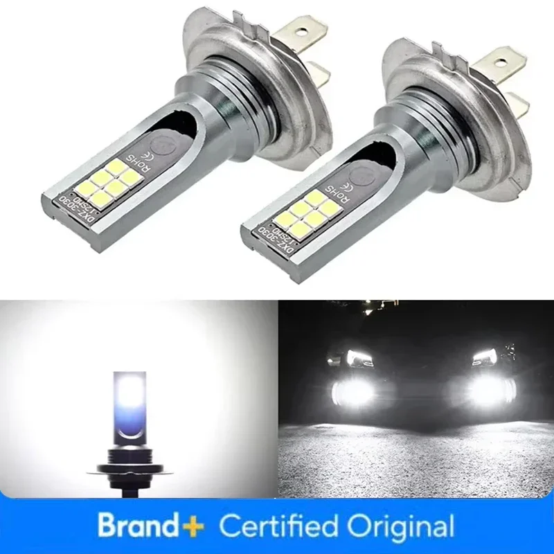 

H7 Led Headlight Bulb Fog Lights For Car Waterproof White High Low Beam 110w 30000lm IP67 Car Led Lights Auto Accessories