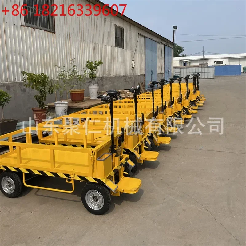 Electric Flatbed Truck for Logistics Terminal Coal Mine Roadway Conveying and Heavy Duty Pulling Transport Vehicle
