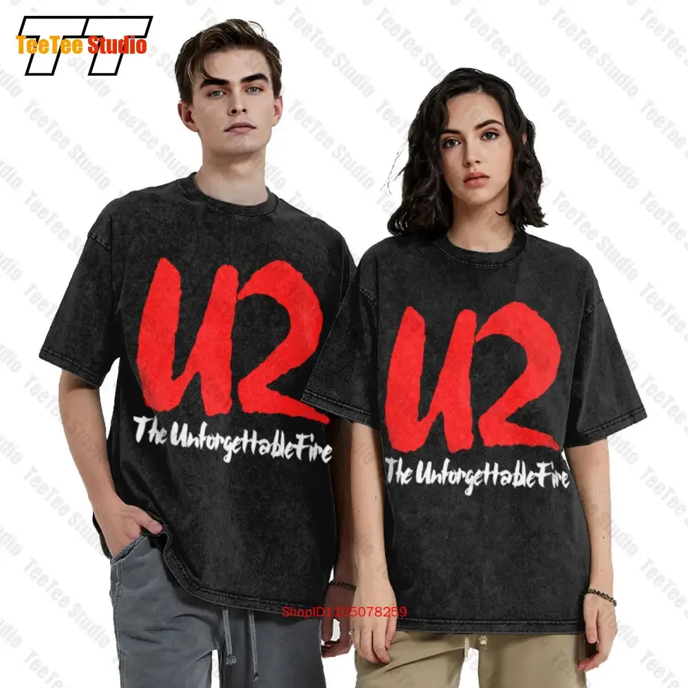U2 The Unforgettable Fire Cutoff 01 Vintage Oversized T-Shirt OU8U
