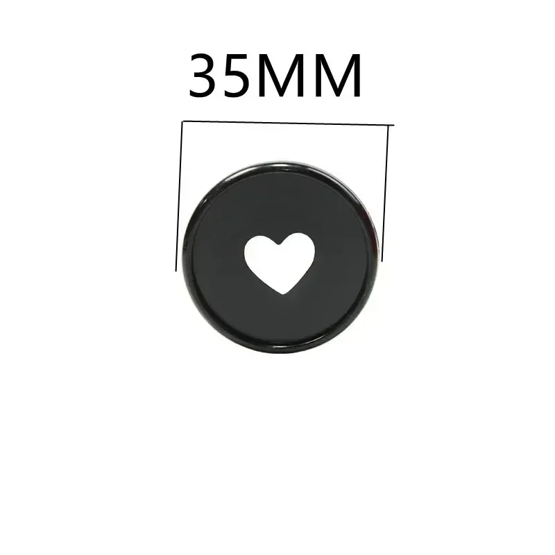 100PCS35MM disc binding notebook Notepad disc binding ring heart-shaped mushroom hole disc binding supplies