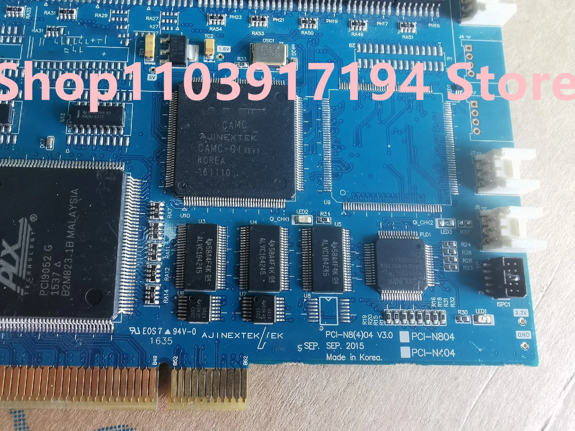 بطاقة التحكم في الحركة بإخراج النبض ذات 4 محاور إصدار PCI-N404 V3.0