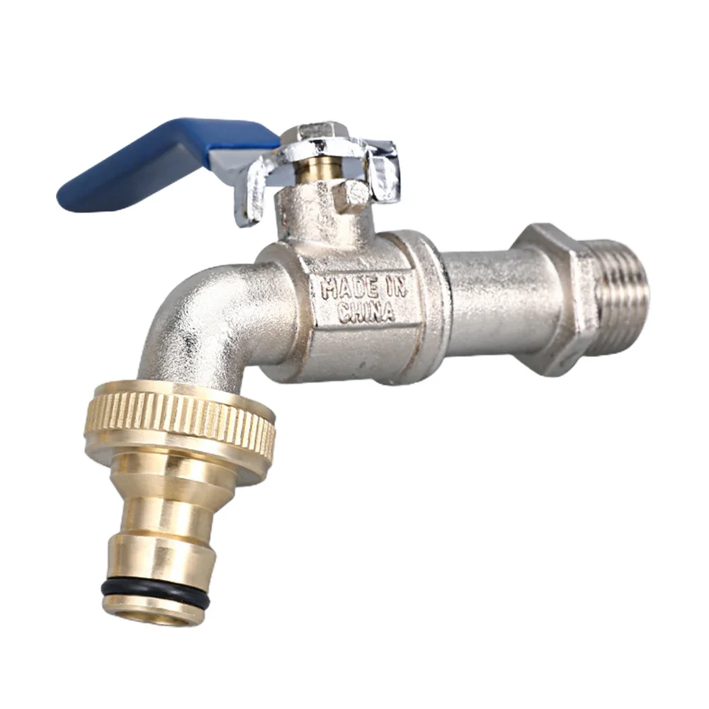 Hose Adaptor Water Pipe Connector Made Of Premium Brass Tap Faucet Adaptor Thread Linking Faucet 3/4