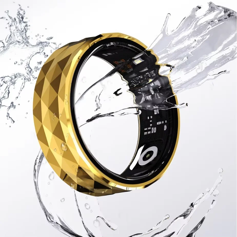 Fashion Smart Ring for  Heart Rate Sleep Oxygen and  Pressure Suitable for Outdoor Travel